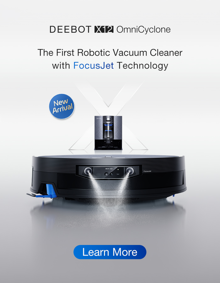 New DEEBOT X12 OmniCyclone is here now!