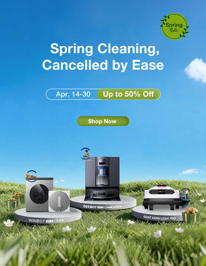 ECOVACS Spring Sale ends this month